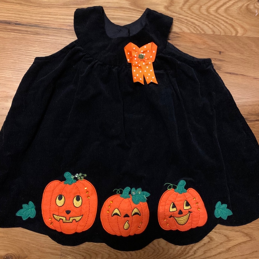 Fall pumpkin dress